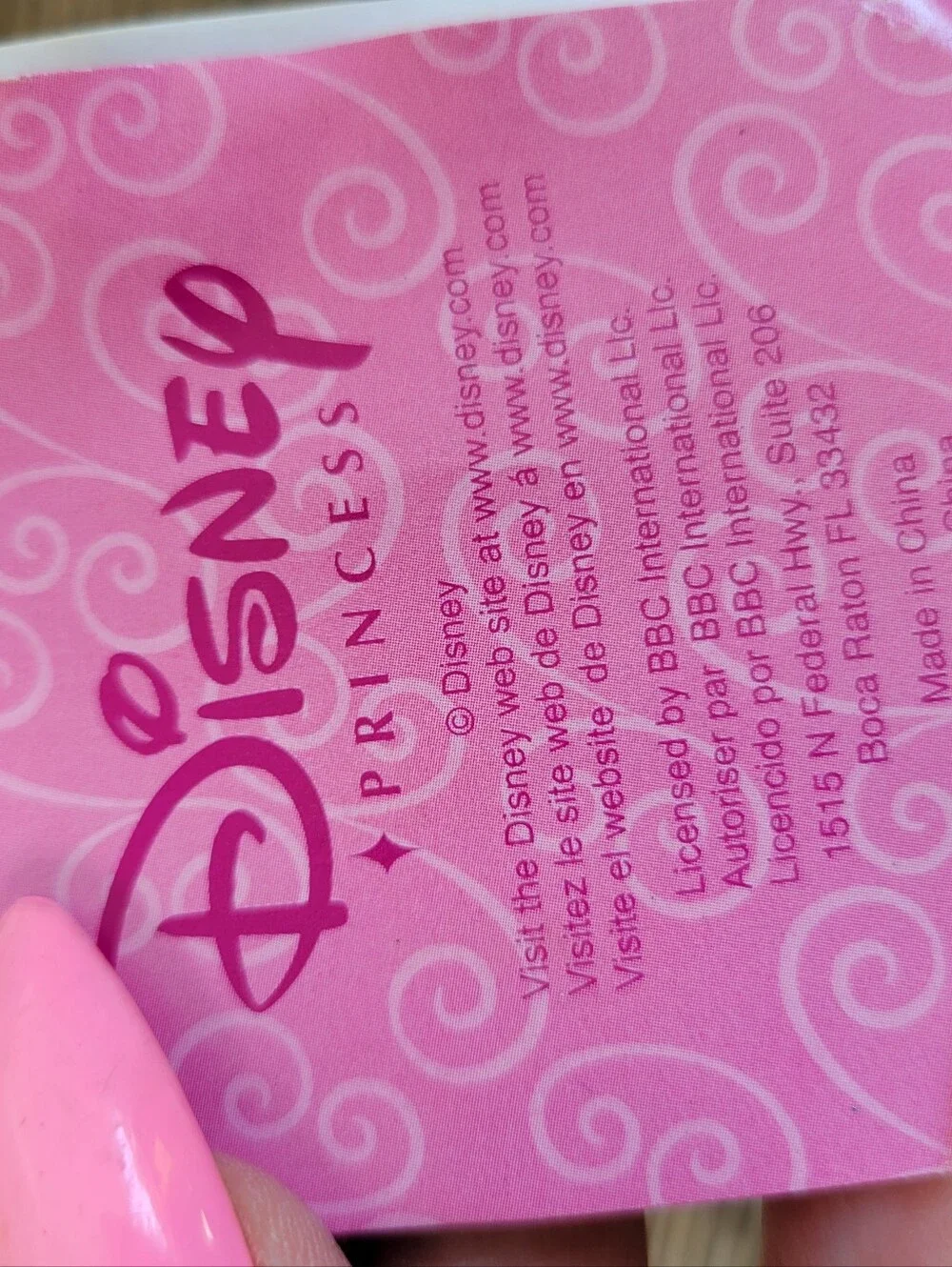 Vintage DISNEY/ PRINCESS / SMART FIT FOR PAYLESS SZ 10C NWT WHITE pink smeakers